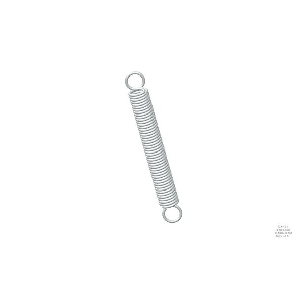 Approved Vendor Extension Spring, O=1.000, L= 8.00, W= .135 G409968373 - main